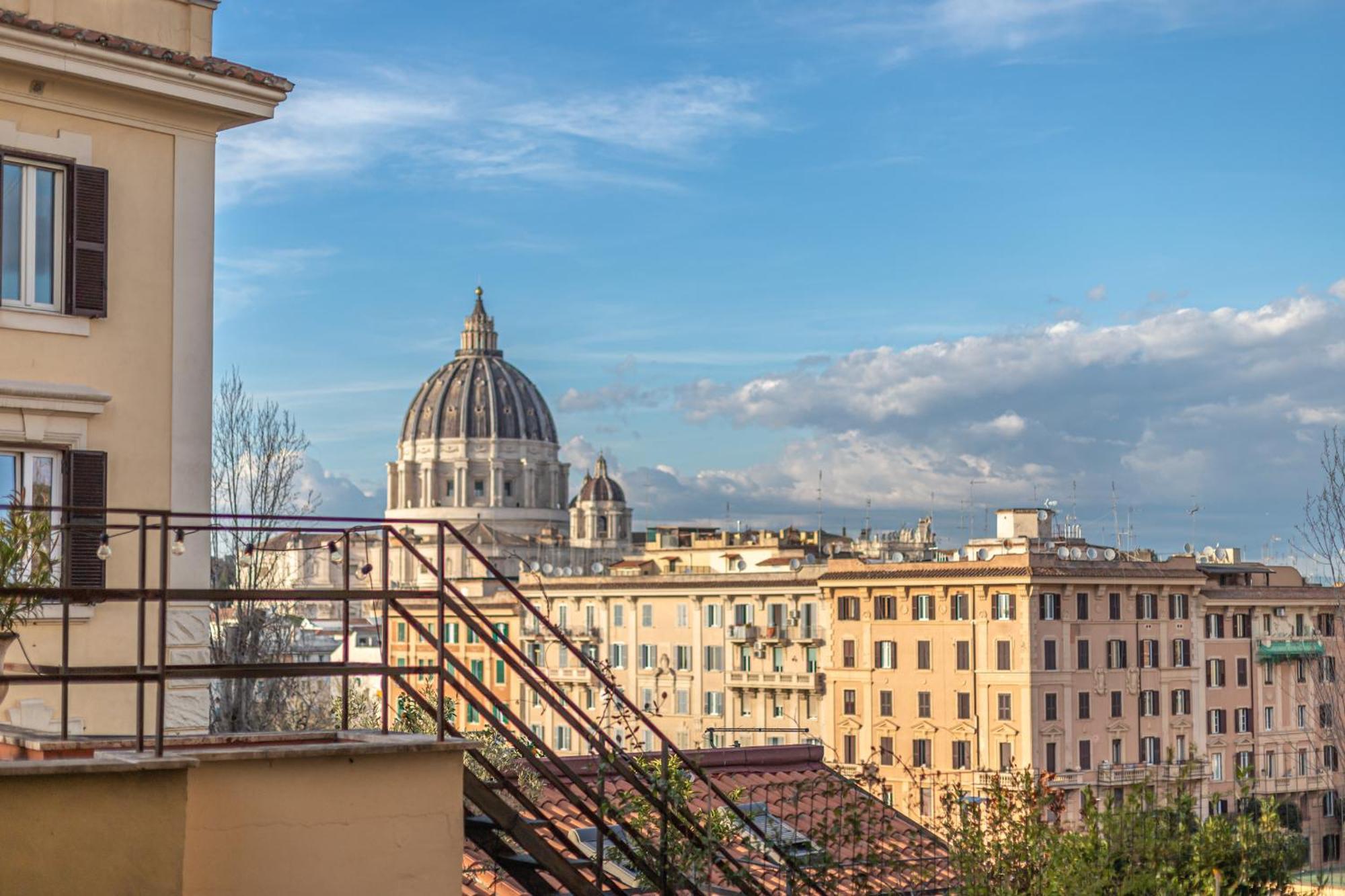 Ferienwohnung San Pietro Panoramic View Rom Exterior foto