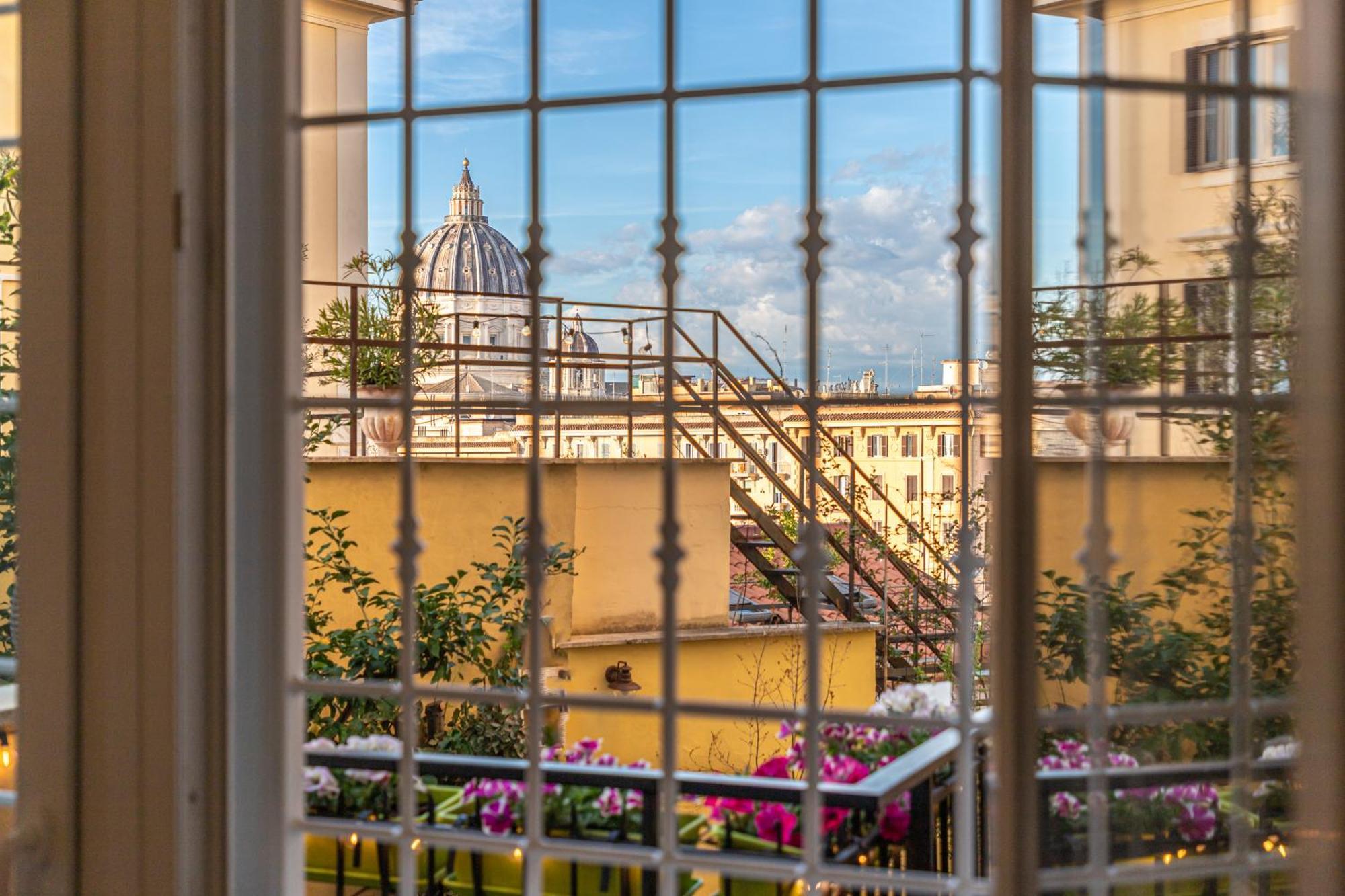 Ferienwohnung San Pietro Panoramic View Rom Exterior foto