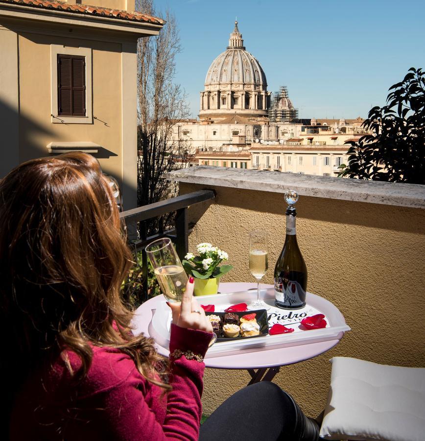 Ferienwohnung San Pietro Panoramic View Rom Exterior foto